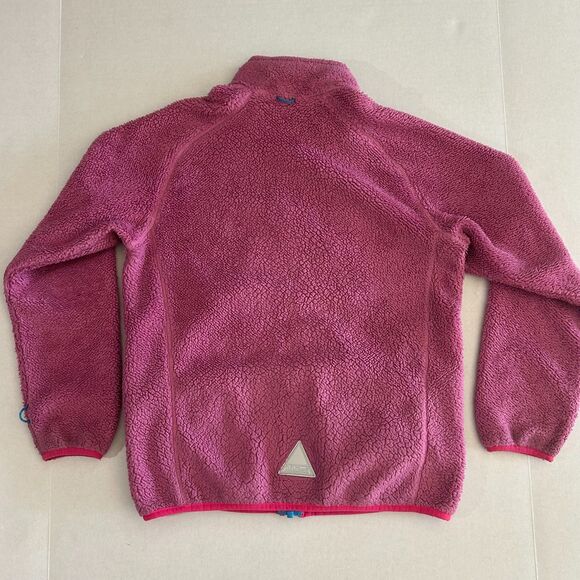 L.L. BEAN, Kid's Fleece Lined 3 in 1 Jacket in Pink, Blue Colorblock, sz 10-12 - Picture 9 of 14